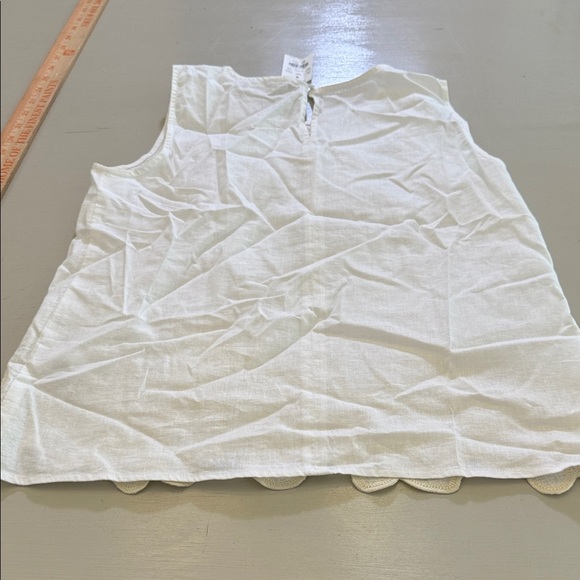 J. Crew Embroidered-trim shell Size XXS - Picture 11 of 11